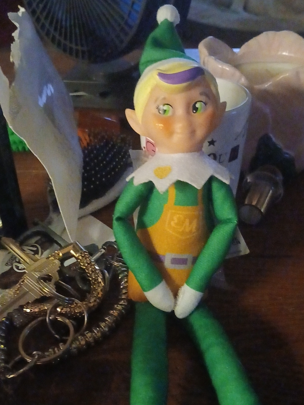 Elf Mates Green  Plush Toy